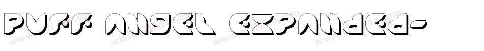 Puff Angel Expanded字体转换